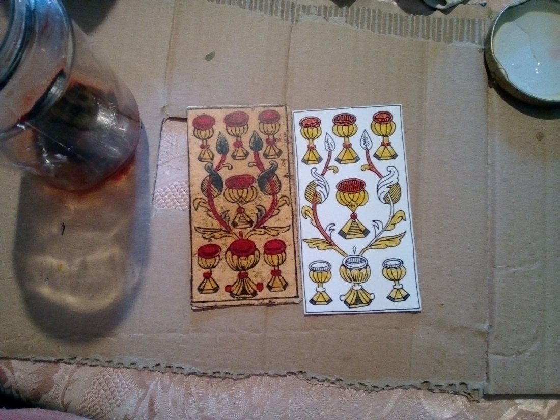 Seven of Cups in the Hes - Derua Tarot
